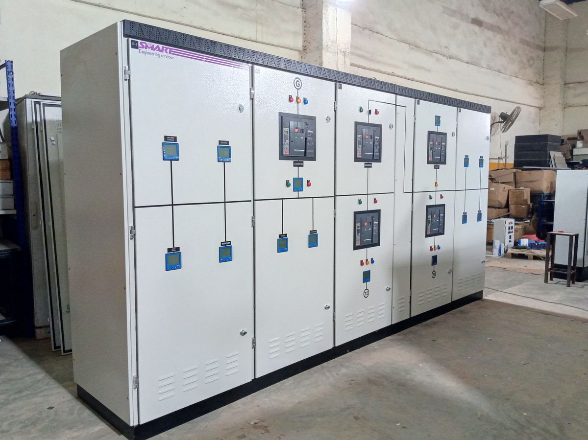Generator and bus coupler panel by SES