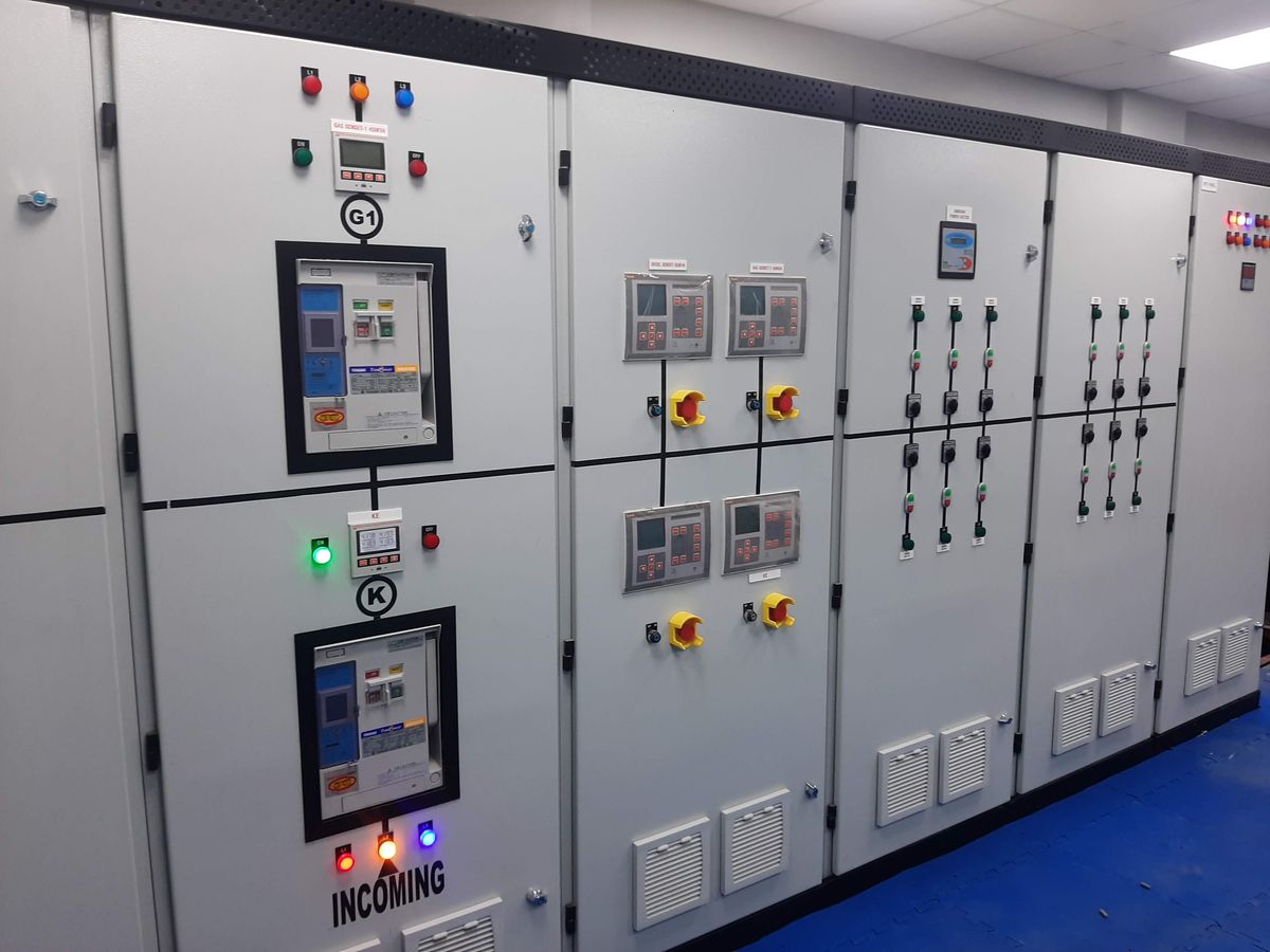 450kVA gas genset synchronizing panel